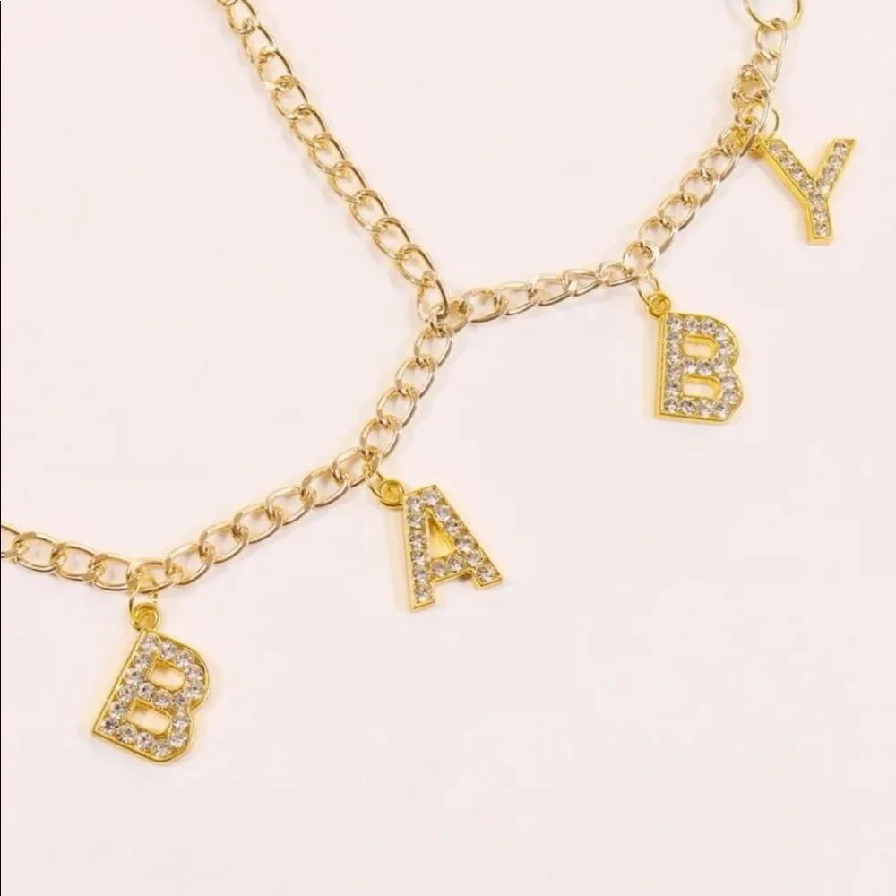 Rhinestone Chain Linked Thong 💖 - Picture 5 of 6